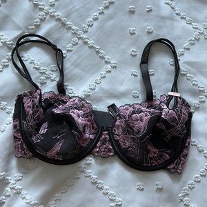 Cute Pink and Grey Bra